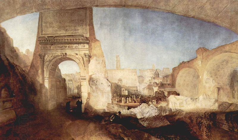 Joseph Mallord William Turner Das Forum Romanum, fur Mr. Soanes Museum China oil painting art